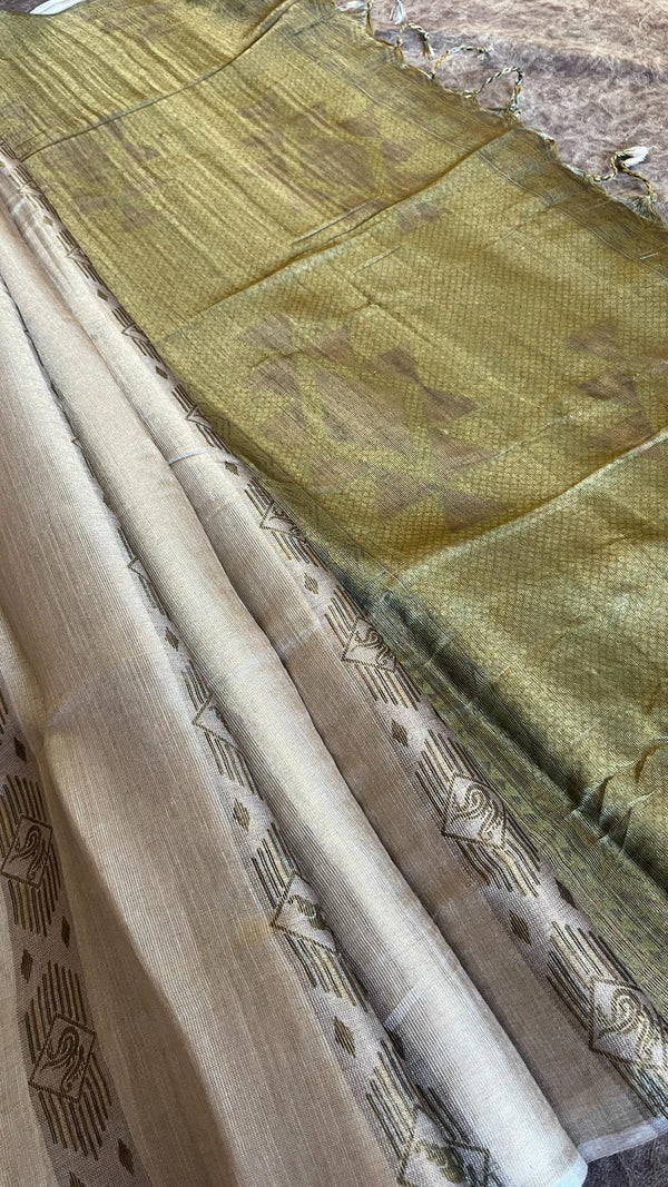 Linen Tissue Saree