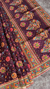 Crepe Banarasi Silk Saree
