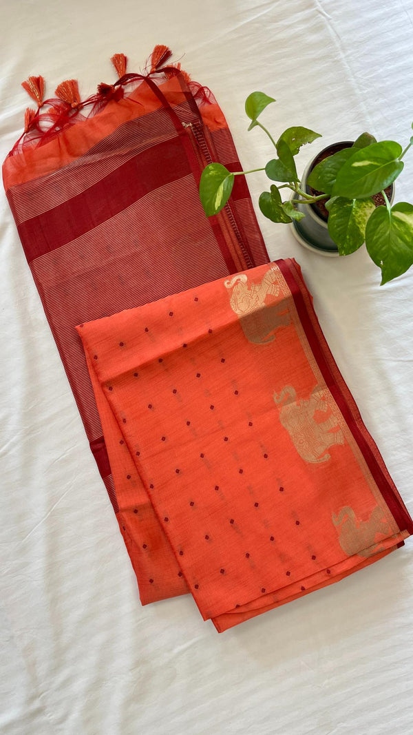 Semi Tussar Saree