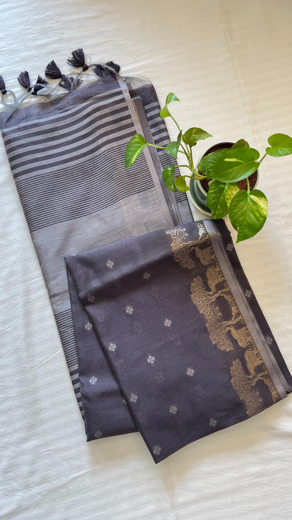 Semi Tussar Saree