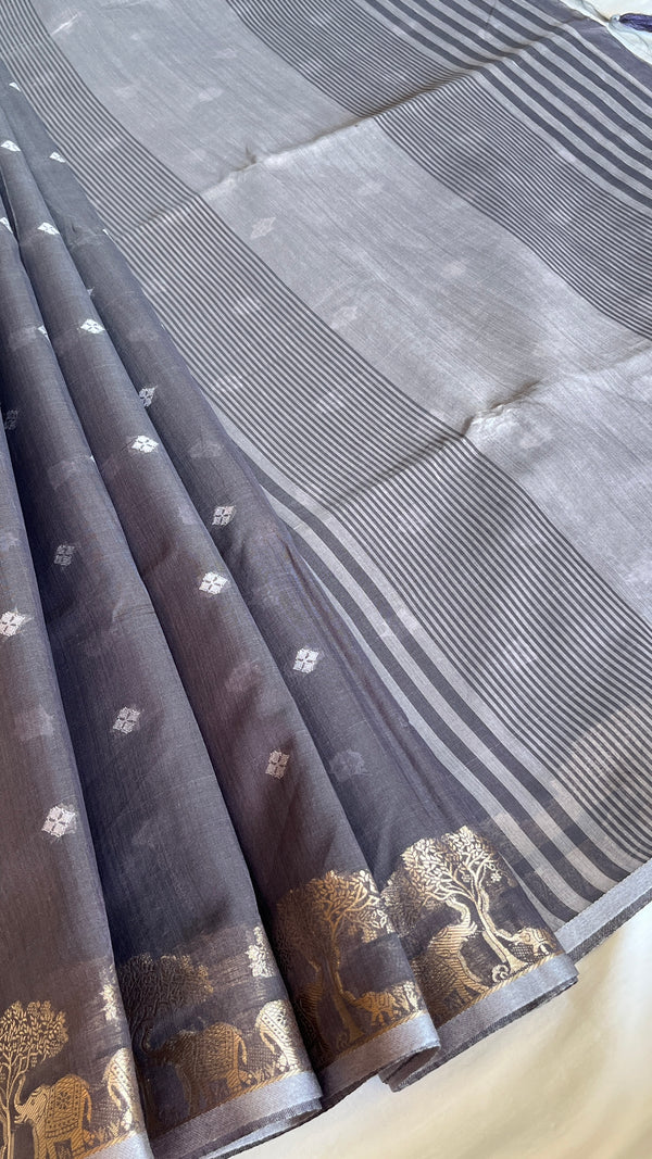 Semi Tussar Saree