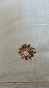 Semi Tussar Saree with French Knot Embroidery