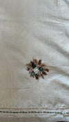 Semi Tussar Saree with French Knot Embroidery