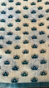 Linen Mixed Jute Saree with Digital Prints