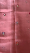 Georgette Organza Saree with Embroidery