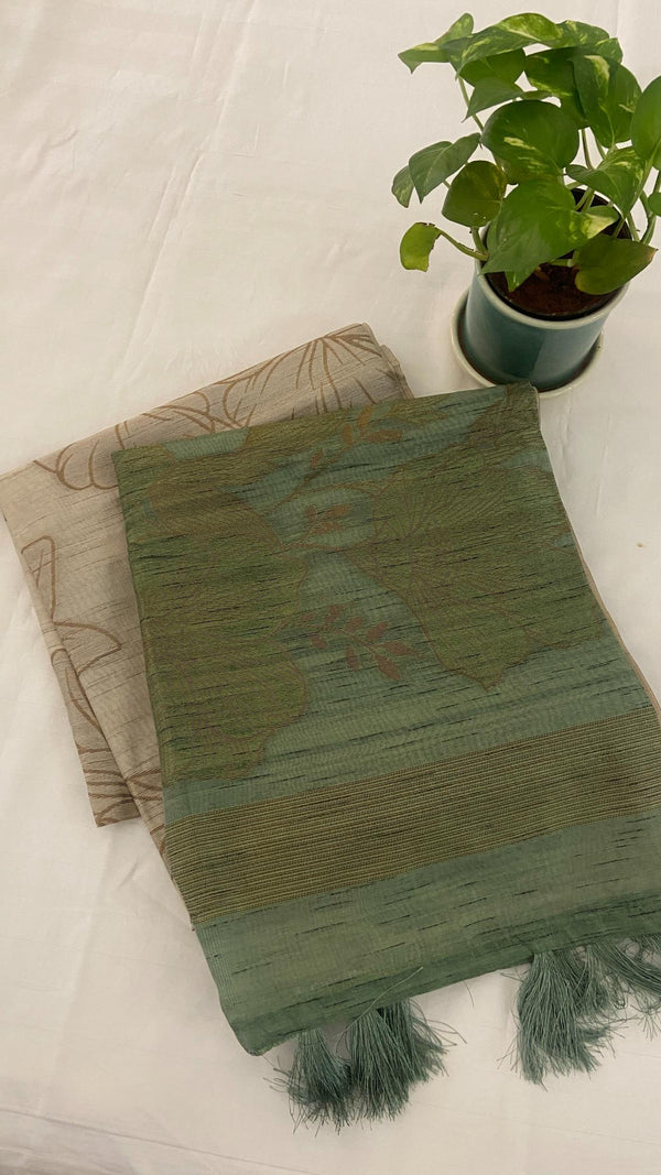 Keecha Tussar Saree