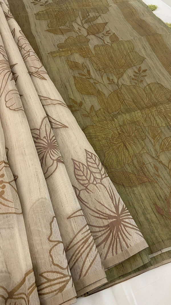 Keecha Tussar Saree