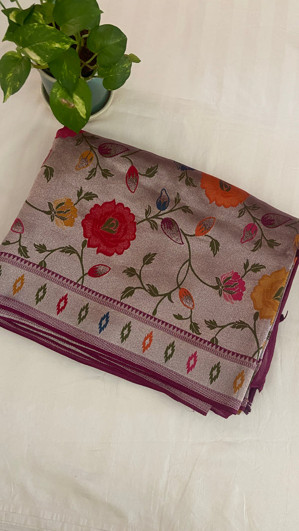 Banarasi Reverse Weaving Saree