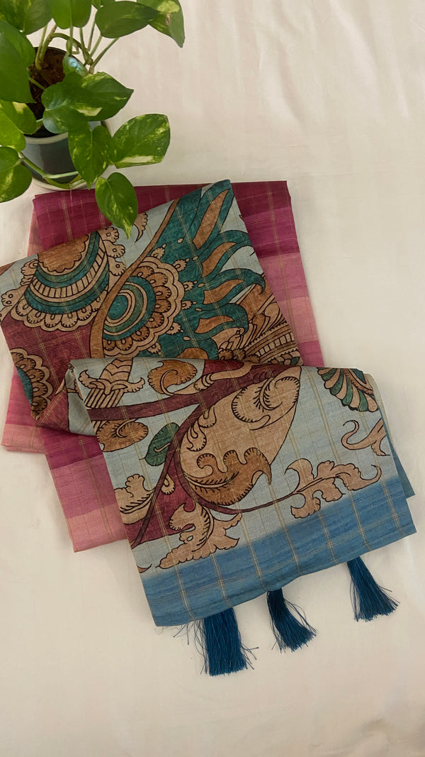 Semi Tussar Saree