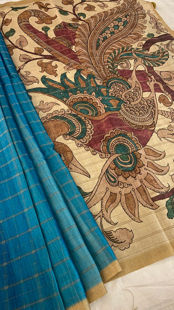 Semi Tussar Saree