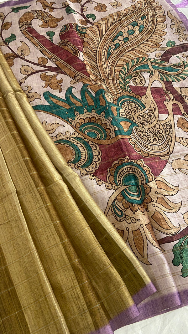 Semi Tussar Saree