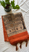 Warli Art saree
