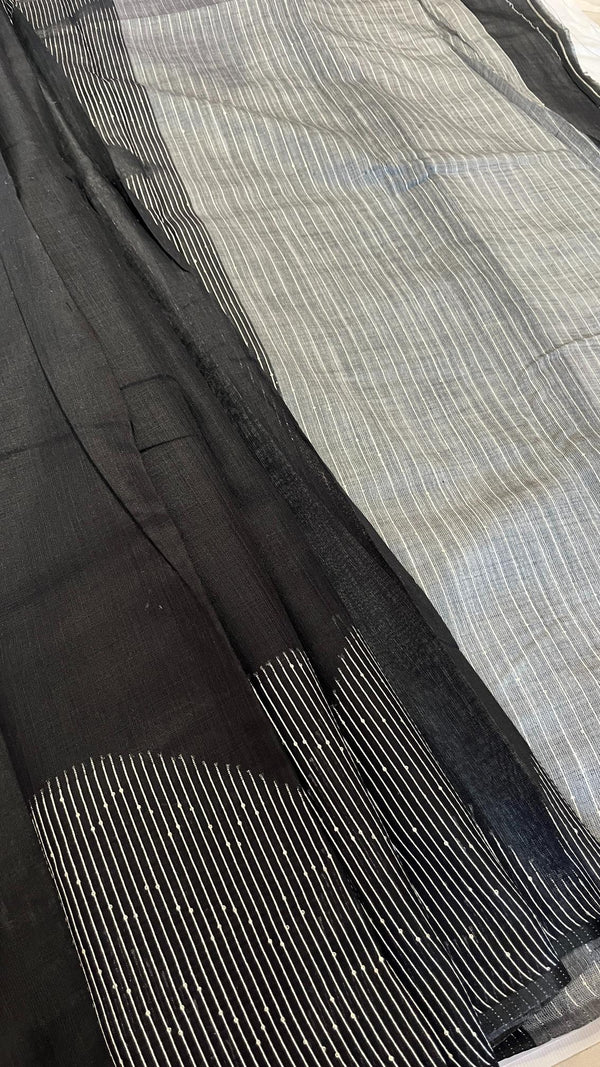 Linen saree
