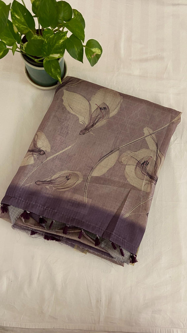 Semi Tussar Saree