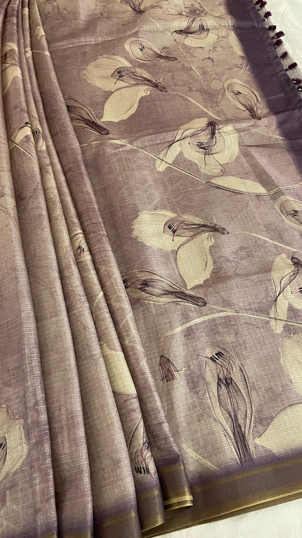 Semi Tussar Saree