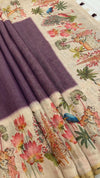Linen Saree