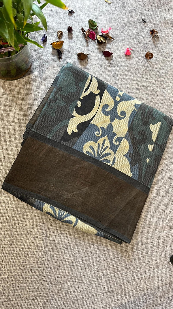 Pure Tussar Saree