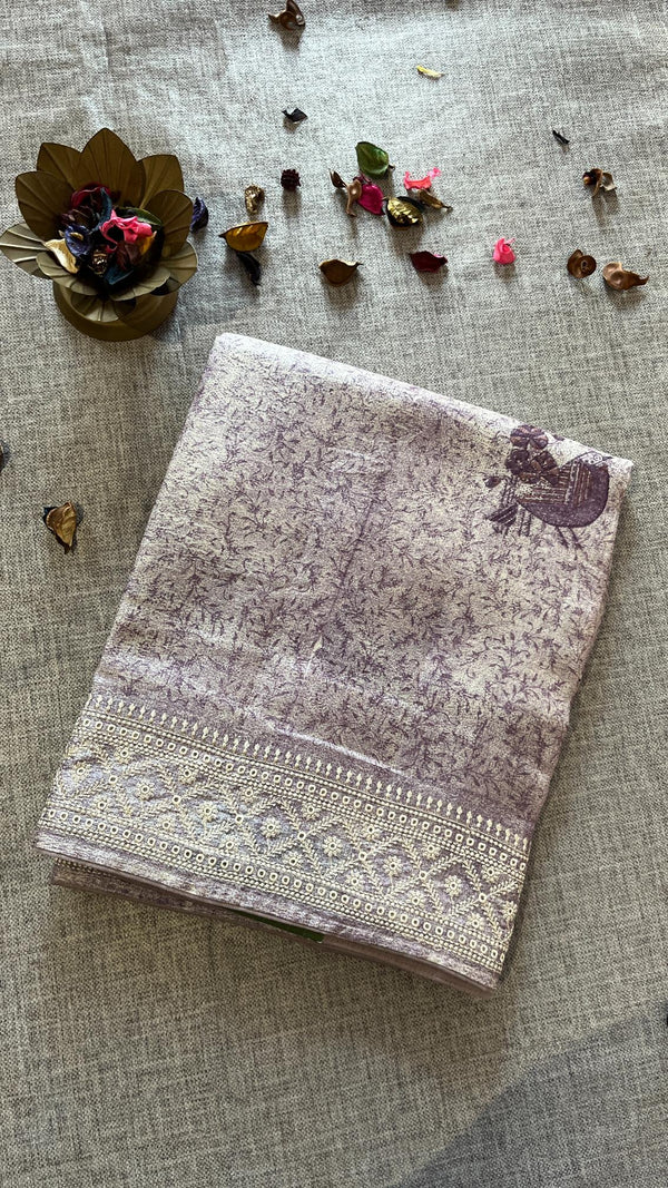 Pure Tussar Saree