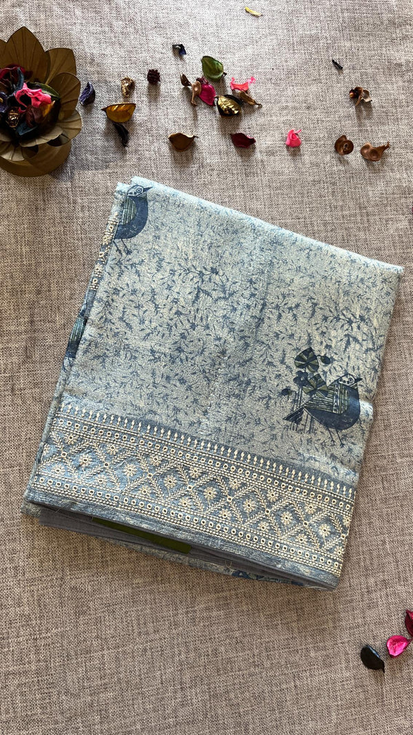 Pure Tussar Saree