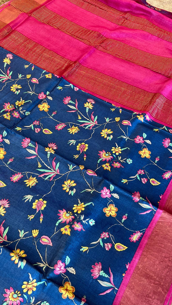 Pure Tussar Saree