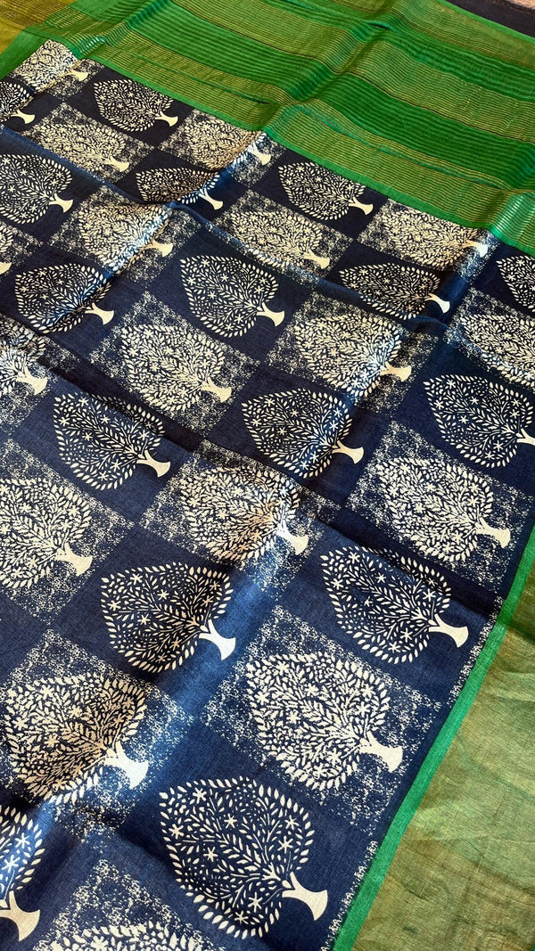 Pure tussar Saree