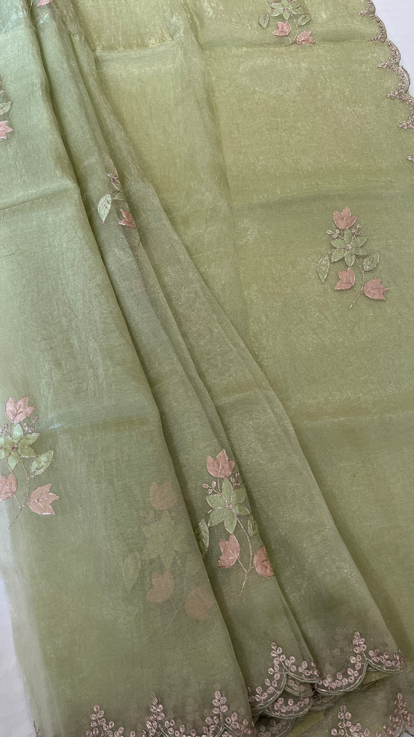 Organza saree