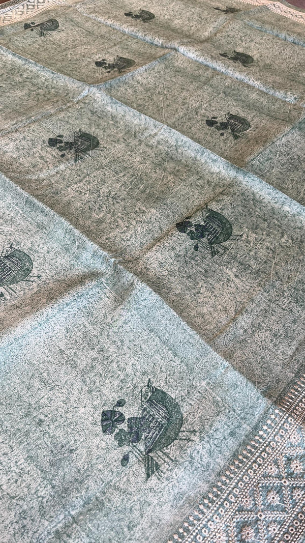 Pure Tussar Saree