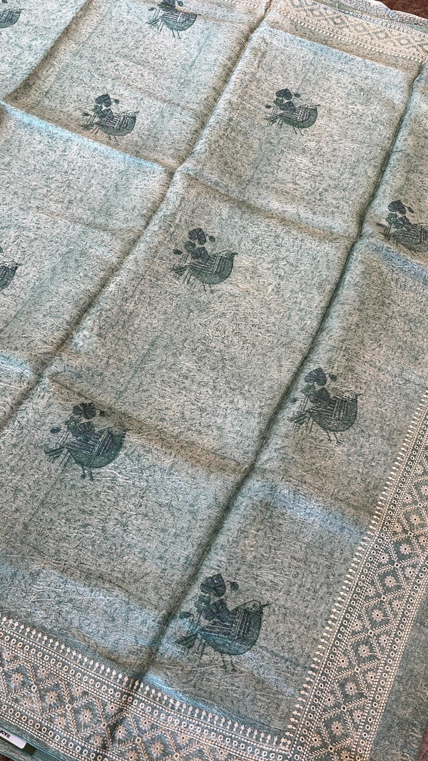 Pure Tussar Saree