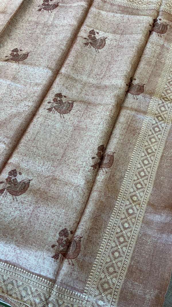 Pure Tussar Saree