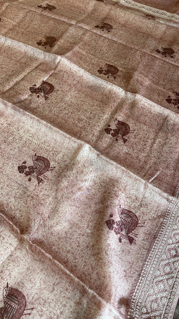 Pure Tussar Saree