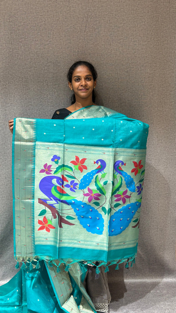 SEMI TUSSAR - PAITHANI BORDER