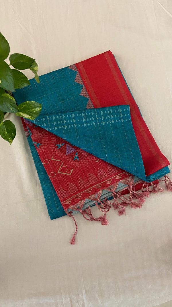 Semi Tussar Saree