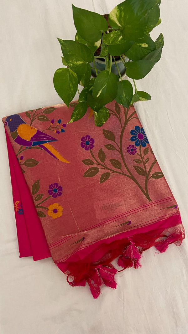 Paithani Border Saree