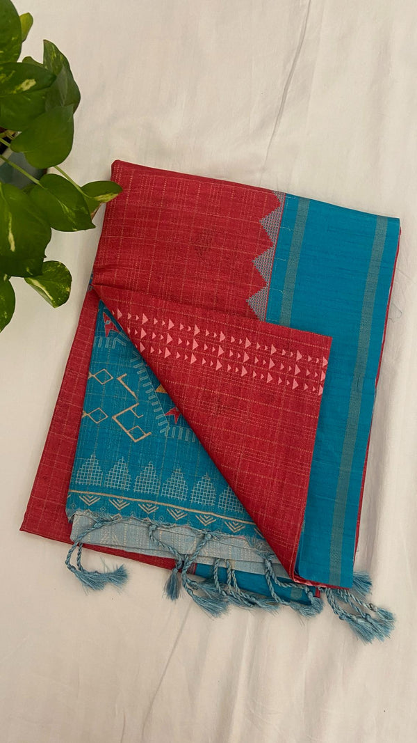 Semi Tussar Saree