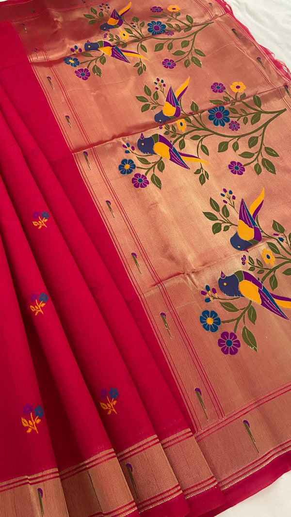 Paithani Border Saree