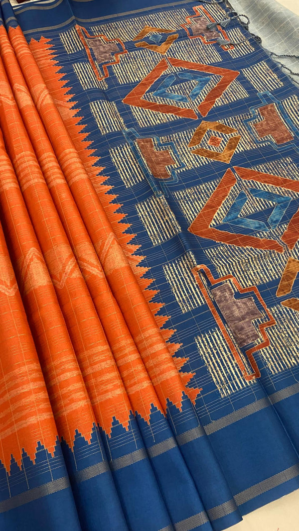Semi Tussar Saree