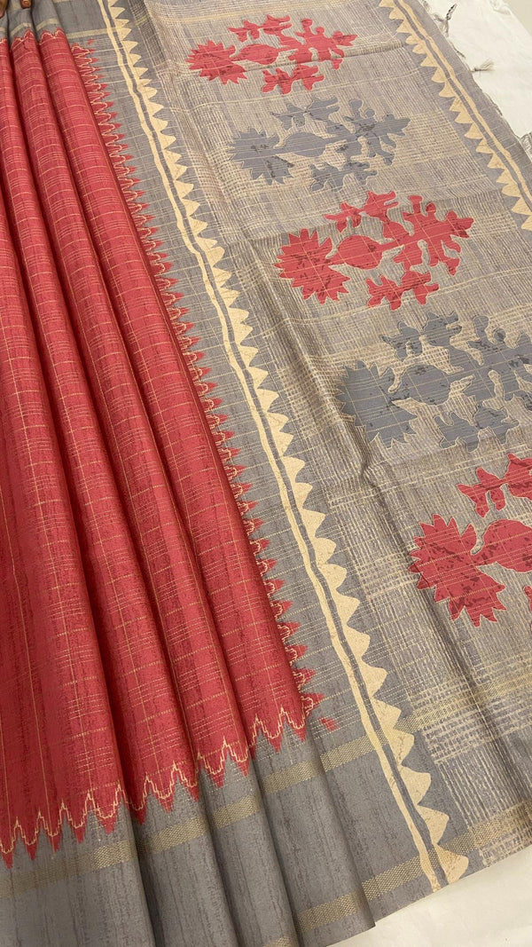 Semi Tussar Saree