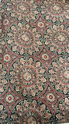 Linen Saree with Appliqué Work