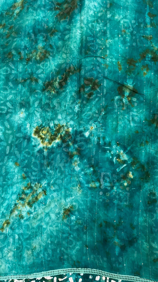 Mul Cotton-Batik Saree