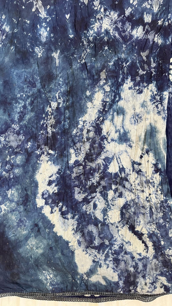 Mul Cotton-Batik Saree