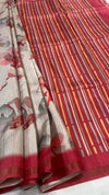 Satin Printed Saree