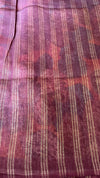 Linen Zari Woven Saree