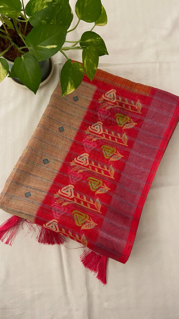 Linen Saree