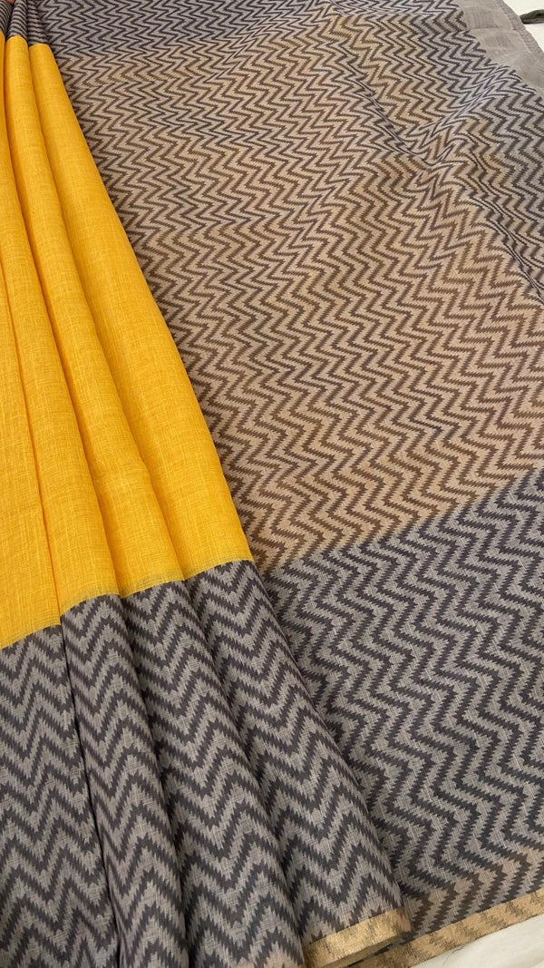 Linen Saree