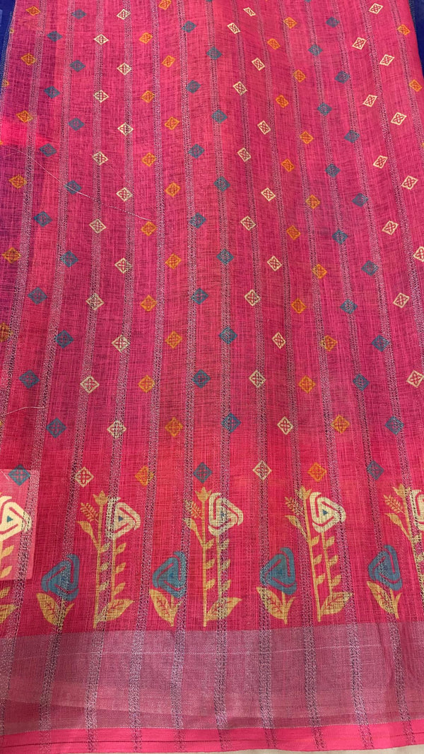Linen Saree