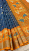 Linen Saree