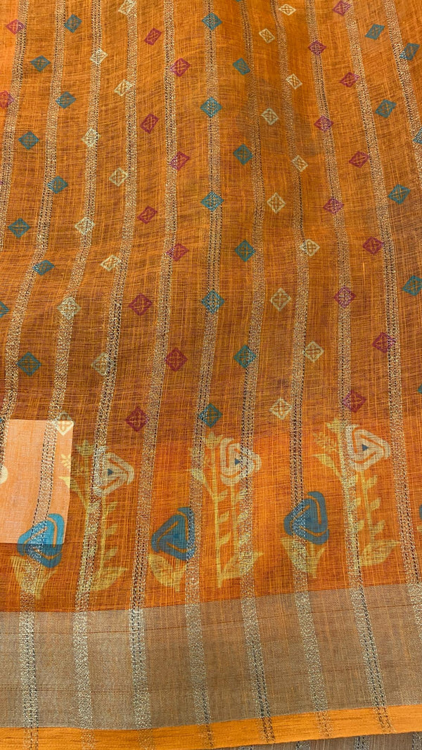 Linen Saree