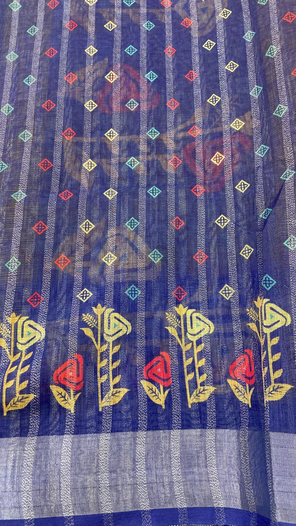 Linen Saree
