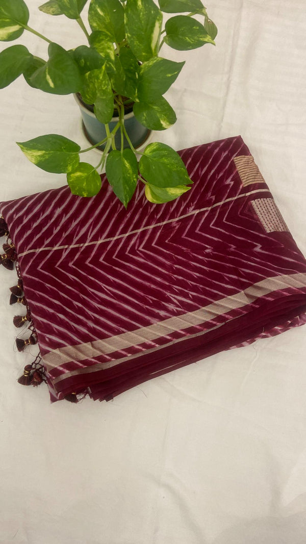 Banarasi Gaji Georgette Saree
