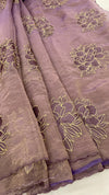 Crushed Organza Saree